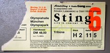 Sting 1991 münchen orig - sting, +