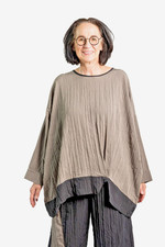 ausgefallenes Oberteil braun Crash XL  von Champagne-Horatio