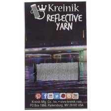 Kreinik Reflektierendes Garn Faden 25 Yard Silber