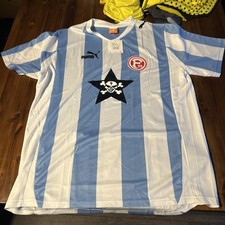 Fortuna Düsseldorf Trikot Puma Gr. XL blau weiß selten Neu Die Toten Hosen
