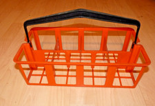 DDR Getränke Halter Flaschenträger 8X  Pneumant Orange Schwarz 70er Jahre , Kult