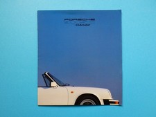Prospekt / Katalog - Porsche 911 (G-Modell) - SC - Cabriolet / Cabrio