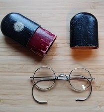 Alte Nickelbrille, Lesebrille