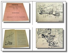 Güldner ADN ADNK Mähwerk Fahr SM16 G GH Betriebsanleitung Ersatzteilliste 1958