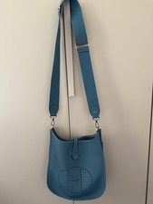 Original Hermés Evelyne III 29 Handtasche New Bleu Jean OVP mit Staubbeutel
