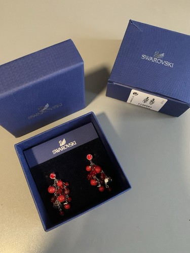 Swarovski ohrringe rot - ohrringe,