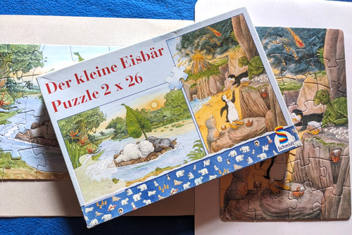 Der kleine eisbär puzzle 2x26 - der,