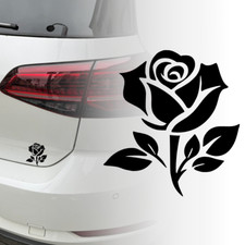 Auto aufkleber rose blume - auto, |