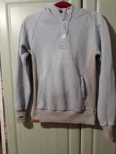 Shisha Clothing Hoodie Kapuzenpullover Grau/Blau gemustert Gr. S/M  