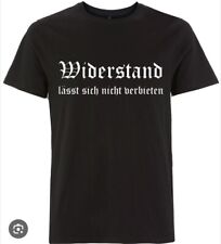 T-Shirt/Damen/Herren/Widerstand lässt sich nicht .../Geschenk/Lustig/Spruch