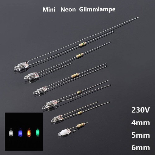 Glimm lampe mini neon - glimm,