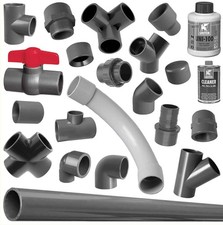 PVC U Klebe Fitting  für Pool