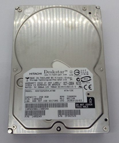 Hitachi deskstar 250 gb - deskstar,