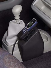 Kuda Telefonkonsole 082000 Echtleder für Renault Twingo 10/2000-07/2007