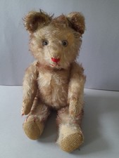 Interessanter alter Teddybär - 42 cm - Mohair - Stofftier