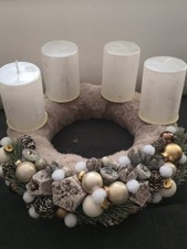 Adventskranz Beige 2