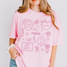 Grandma Floral Doodle Tee