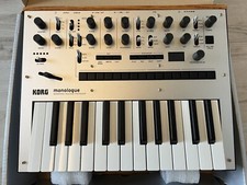 ✅ Korg Monologue Silver, Analogsynthesizer - Silber Neuwertig✅