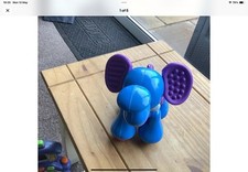 Fisher-Price Spielzeug Baby blauer Elefant von Amazing Animals Spielzeug Zug - Gelenk