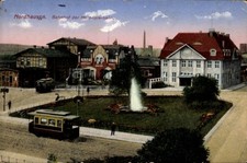 Ak Nordhausen am Harz, Bahnhof