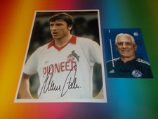 Klaus Fischer 1.FC Köln  DFB signed signiert autograph Autogramm 20x28 Foto + AK