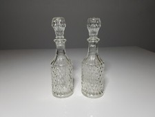 2 Kleine Alte Glas Karaffen