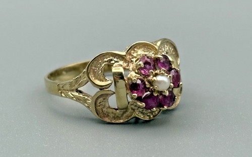Jugendstil ring karat - jugendstil,