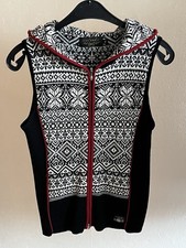 Strick-Weste mit Kapuze –