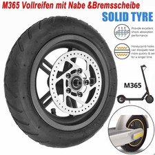 Für Xiaomi Mi M365 1S Hinterrad  Vollgummi mit Nabe Bremsscheibe 8,5" neu
