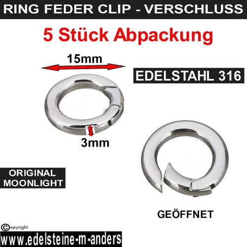 Federringverschluß clipring - federringverschluß,