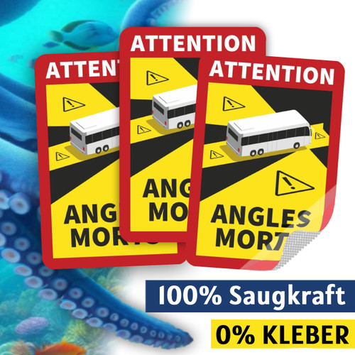 Angles morts saugnapffolie - 3x,