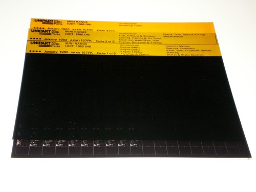 Microfich ersatzteilkatalog - microfich,