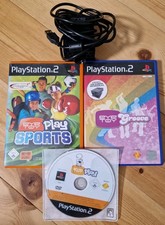 Set 3x Spiele & Kamera - Eye Toy Groove, Sports & Play - PS2 - PlayStation 2 ⚡
