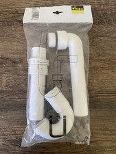 Viega Röhrengeruchsverschluss Siphon 105716 G 1 1/2 x DN 40, Kunststoff weiß