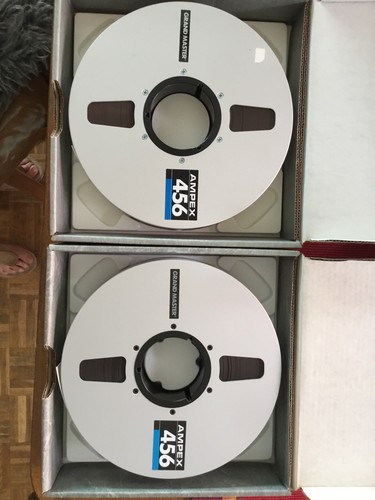 Zwei ampex tonbänder für - ampex, 2“tonbänder