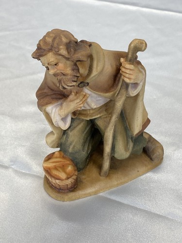 Krippenfigur knieender hirte - knieender,