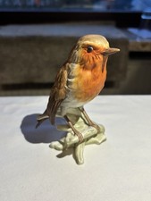 Goebel Rotkehlchen 28013-13 (W. Germany) – Porzellanfigur Topzustand