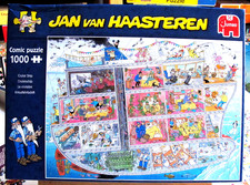 1000 Teile Puzzle v. Jumbo " Kreuzfahrt " - Jan v. Haasteren