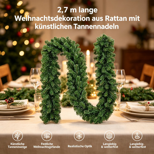 Festliche tannengirlande deko - festliche,