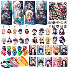 110 Pc Anime Demon Slayer Geburtstag Party Deko Junge Mädchen Mitgebsel Geschenk