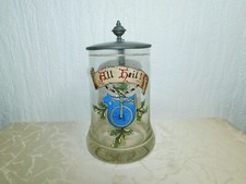 Glass carafe beer - glass, tin