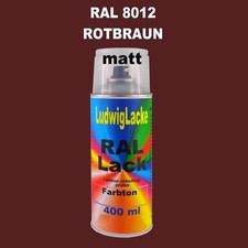 RAL 8012 Rotbraun matt in