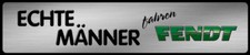 Blechschild 46x10 Echte Männer fahren FENDT Traktor Landwirt Garage Deko