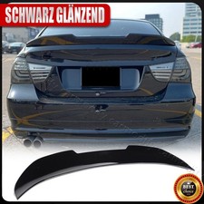 Heckspoiler Spoilerlippe passend für 3er BMW E90 Limo 2005-2012 Schwarz glänzend