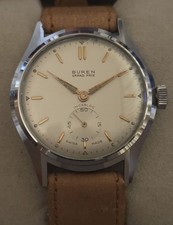 Vintage Armbanduhr Buren Grand