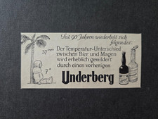 Werbung - Underberg - 30er