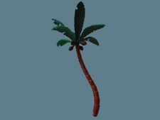 Playmobil Palme Palmen Gebogen Kokosnuss Dunkelbraun Insel Piraten