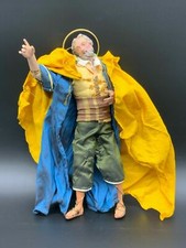NEAPOLITANISCHE KRIPPENFIGUR HEILIGER JOSEF 32cm