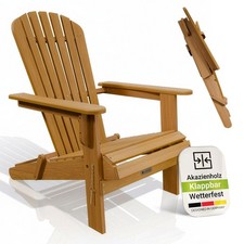 Liegestuhl Akazienholz Natur