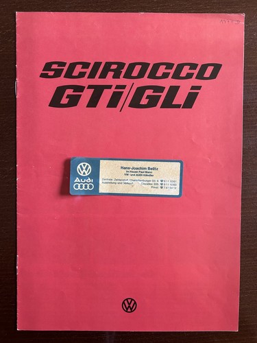 Original scirocco gti - /, gli